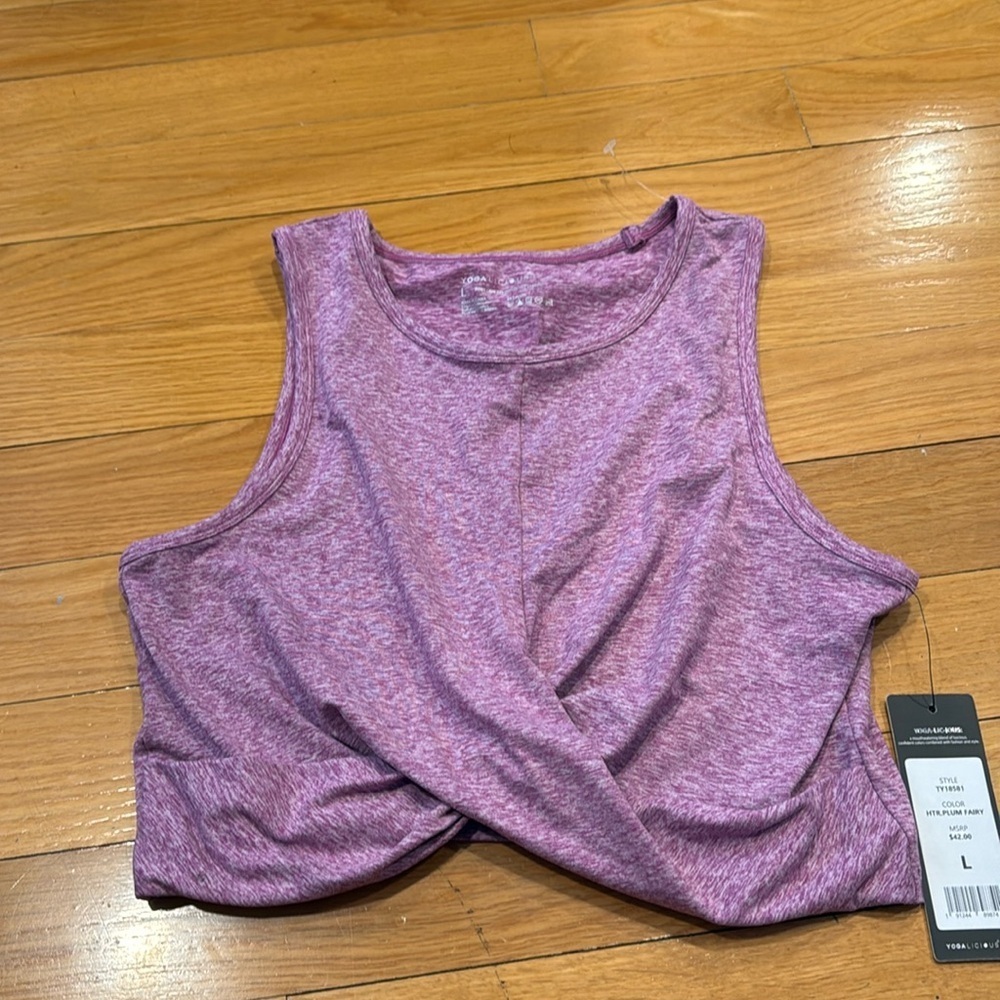 NWT Yoga licious lux crop top size large . - Picture 1 of 7